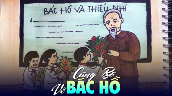 Cùng Bé Vẽ Bác Hồ